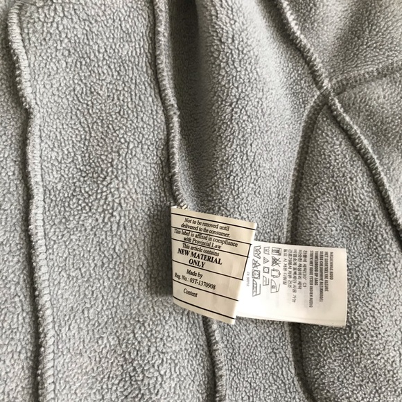 Hollister grey green fleece Sherpa jacket size S - Picture 4 of 6